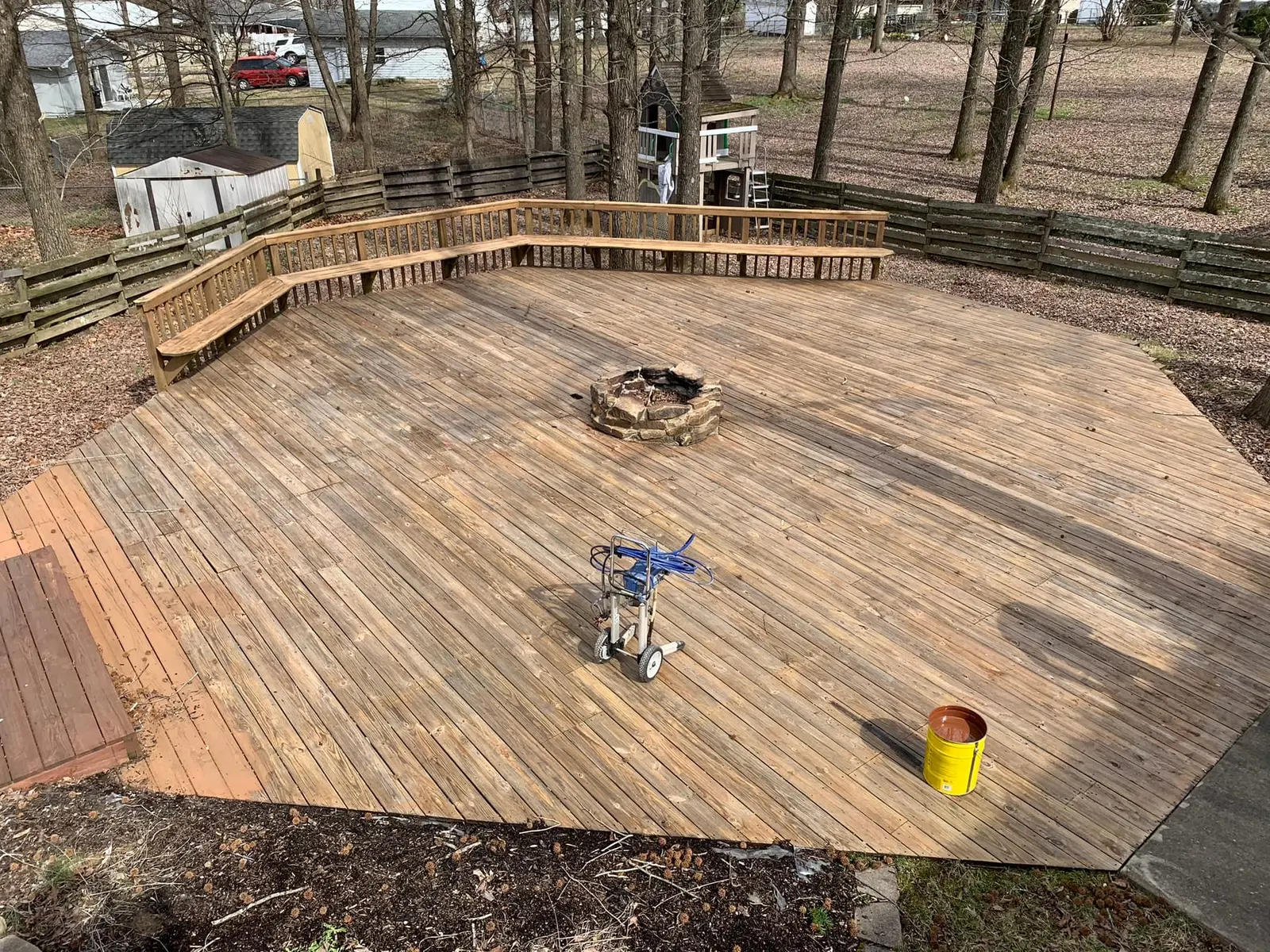 Before — Deck Restoration and Stain