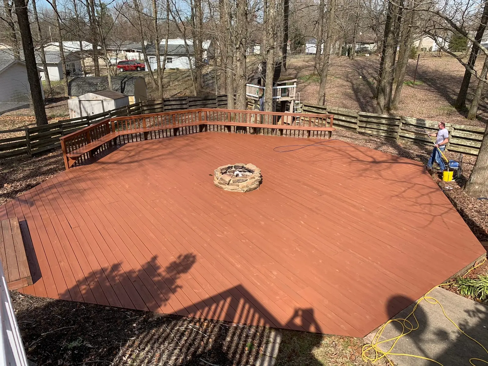 Deck Restoration and Stain