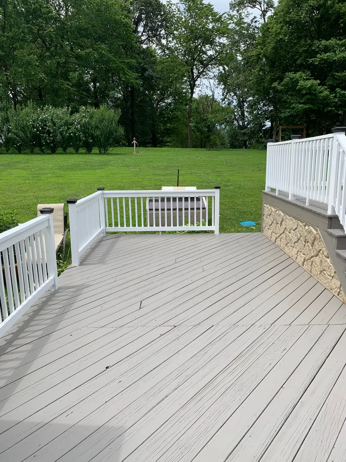Pool Deck Rebuild with New Railings — finished photo 2