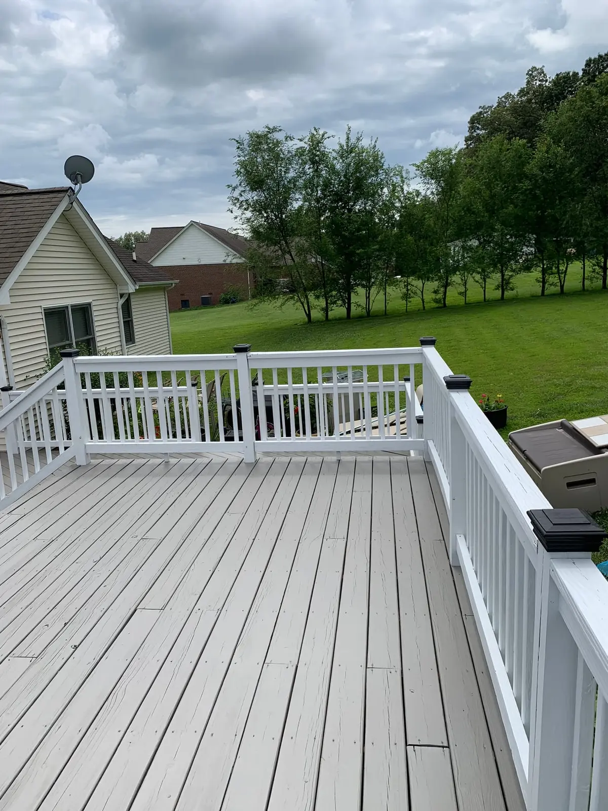 Pool Deck Rebuild with New Railings — finished photo 6
