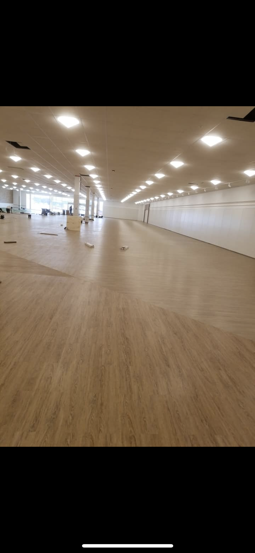 Large-Scale Commercial Plank Flooring — project view 2