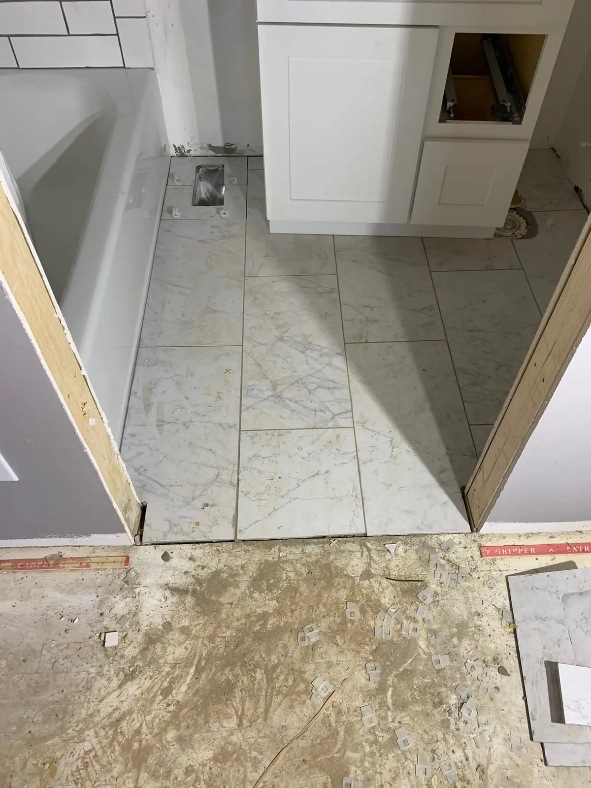 More tile work in the same home · Installation · original photo 1036