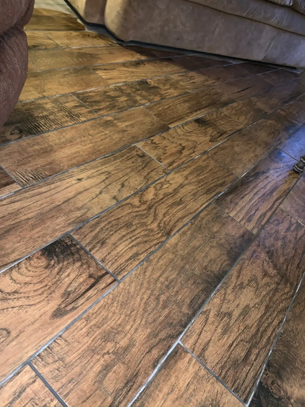 Whole-House Wood-Look Plank and Slate-Look Tile — finished photo 12