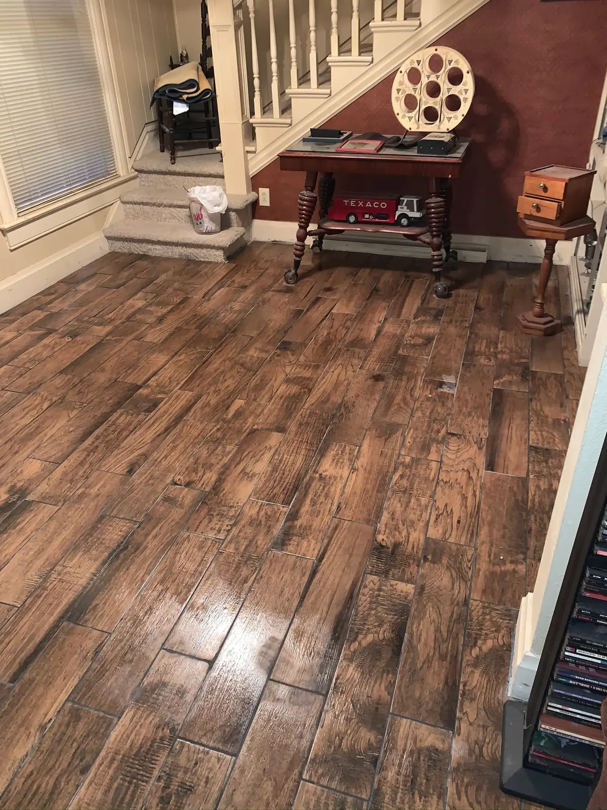 Whole-House Wood-Look Plank and Slate-Look Tile — finished photo 6