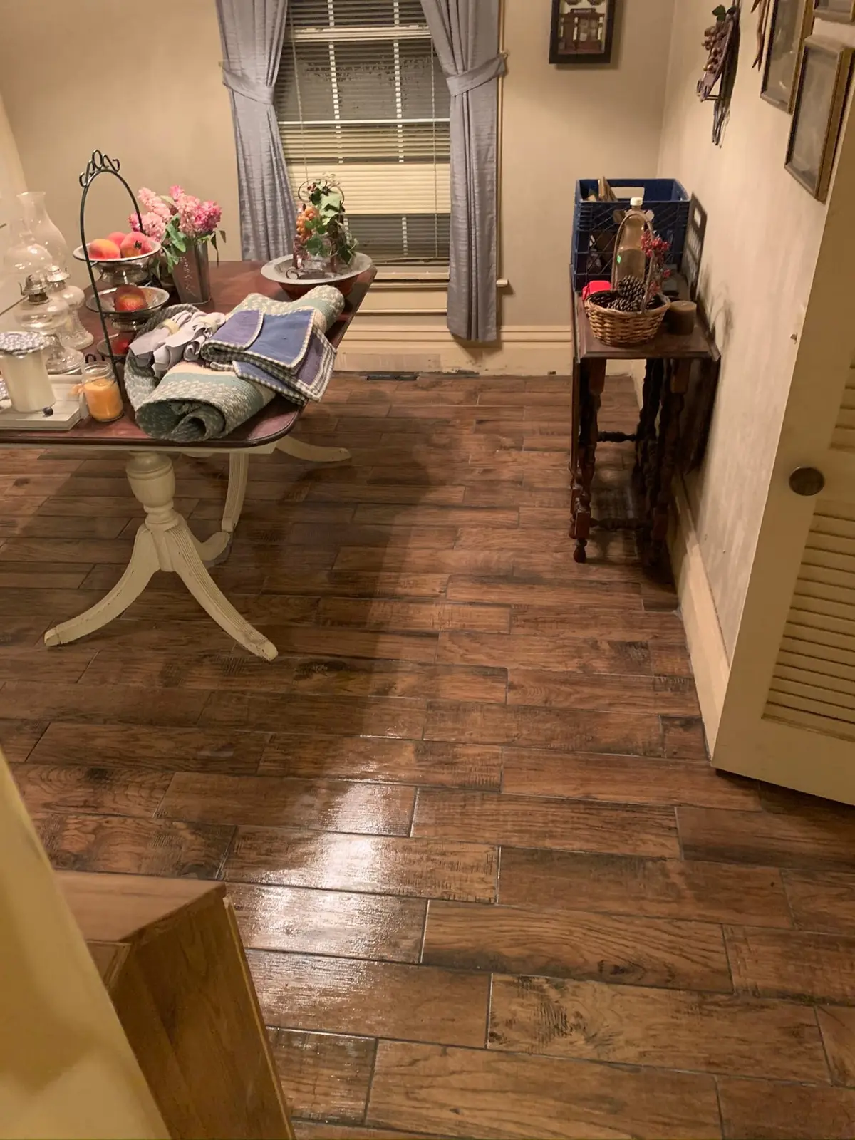 Whole-House Wood-Look Plank and Slate-Look Tile — finished photo 22
