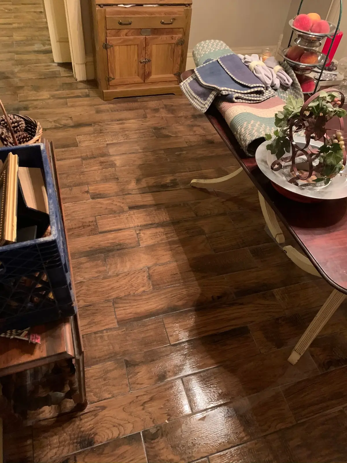 Whole-House Wood-Look Plank and Slate-Look Tile — finished photo 23