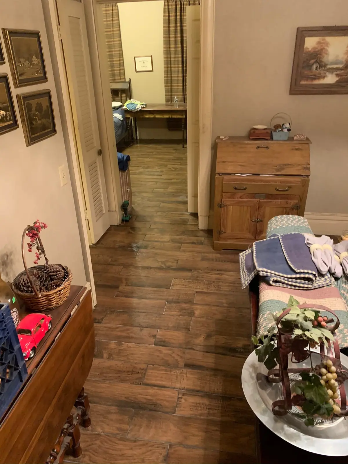 Whole-House Wood-Look Plank and Slate-Look Tile — finished photo 25