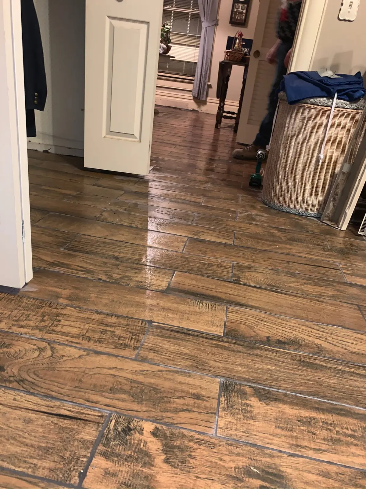 Whole-House Wood-Look Plank and Slate-Look Tile — finished photo 29