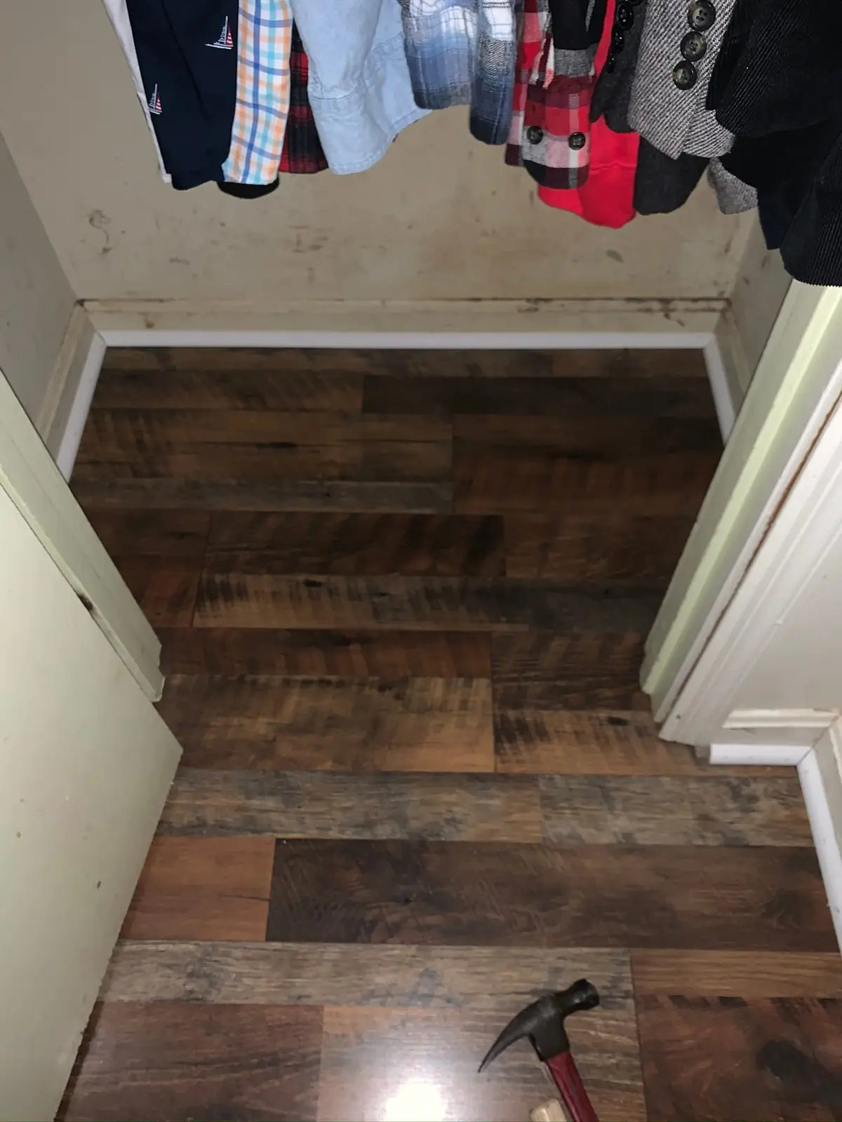 Whole-House Wood-Look Plank and Slate-Look Tile — Progress photo 5