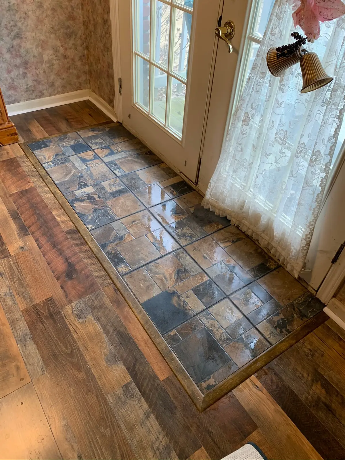 Whole-House Wood-Look Plank and Slate-Look Tile — finished photo 5
