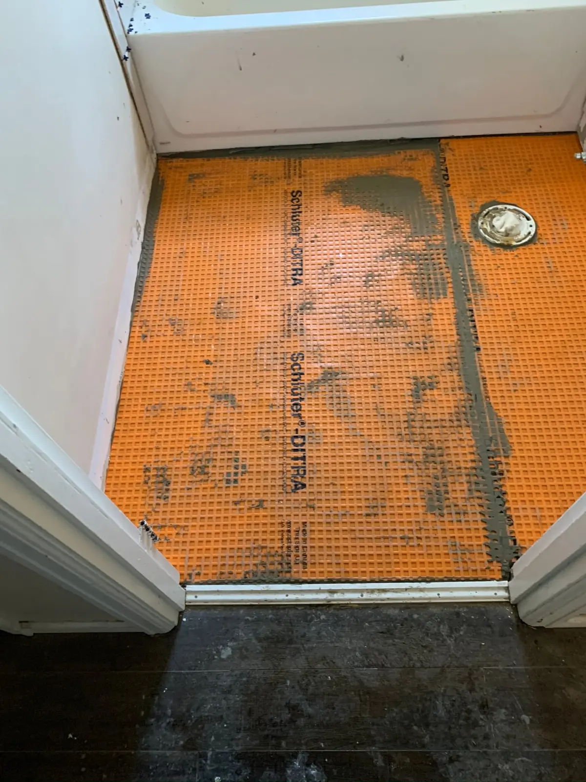 Kitchen, Laundry and Bath Slate-Look Tile — Progress photo 1