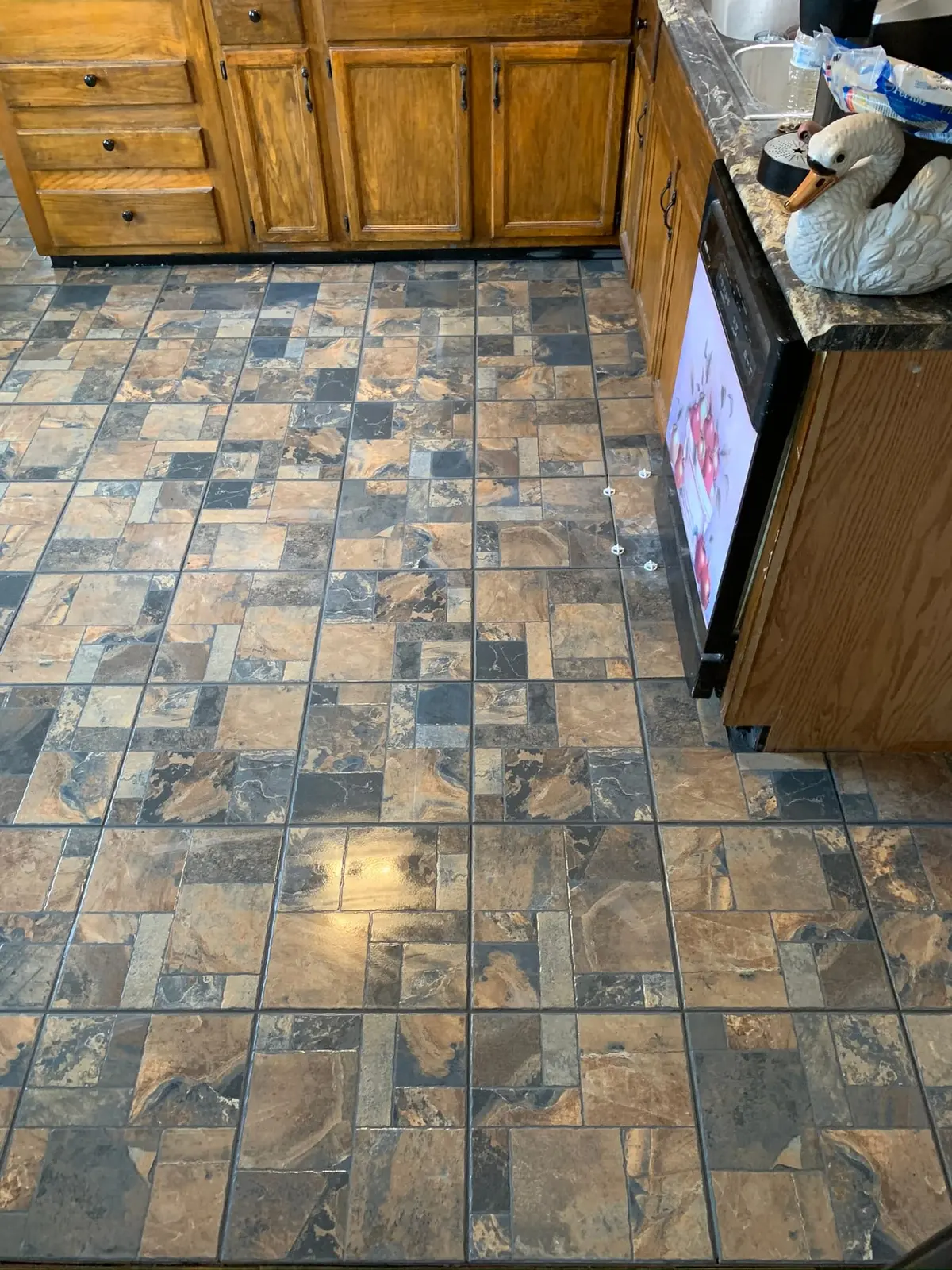 Kitchen, Laundry and Bath Slate-Look Tile