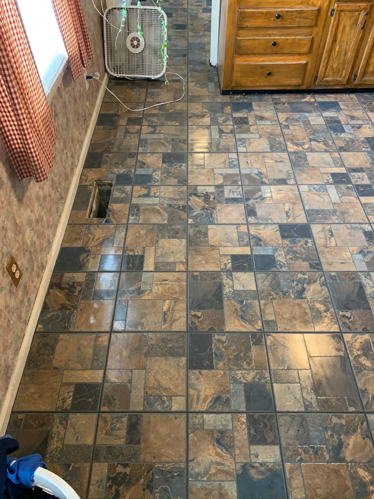 Kitchen, Laundry and Bath Slate-Look Tile — finished photo 4
