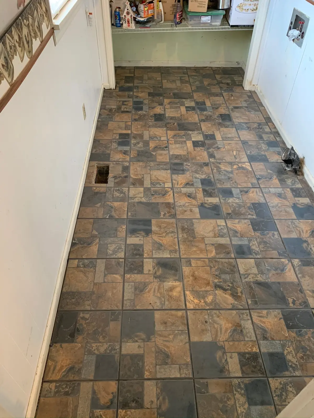Kitchen, Laundry and Bath Slate-Look Tile — finished photo 3