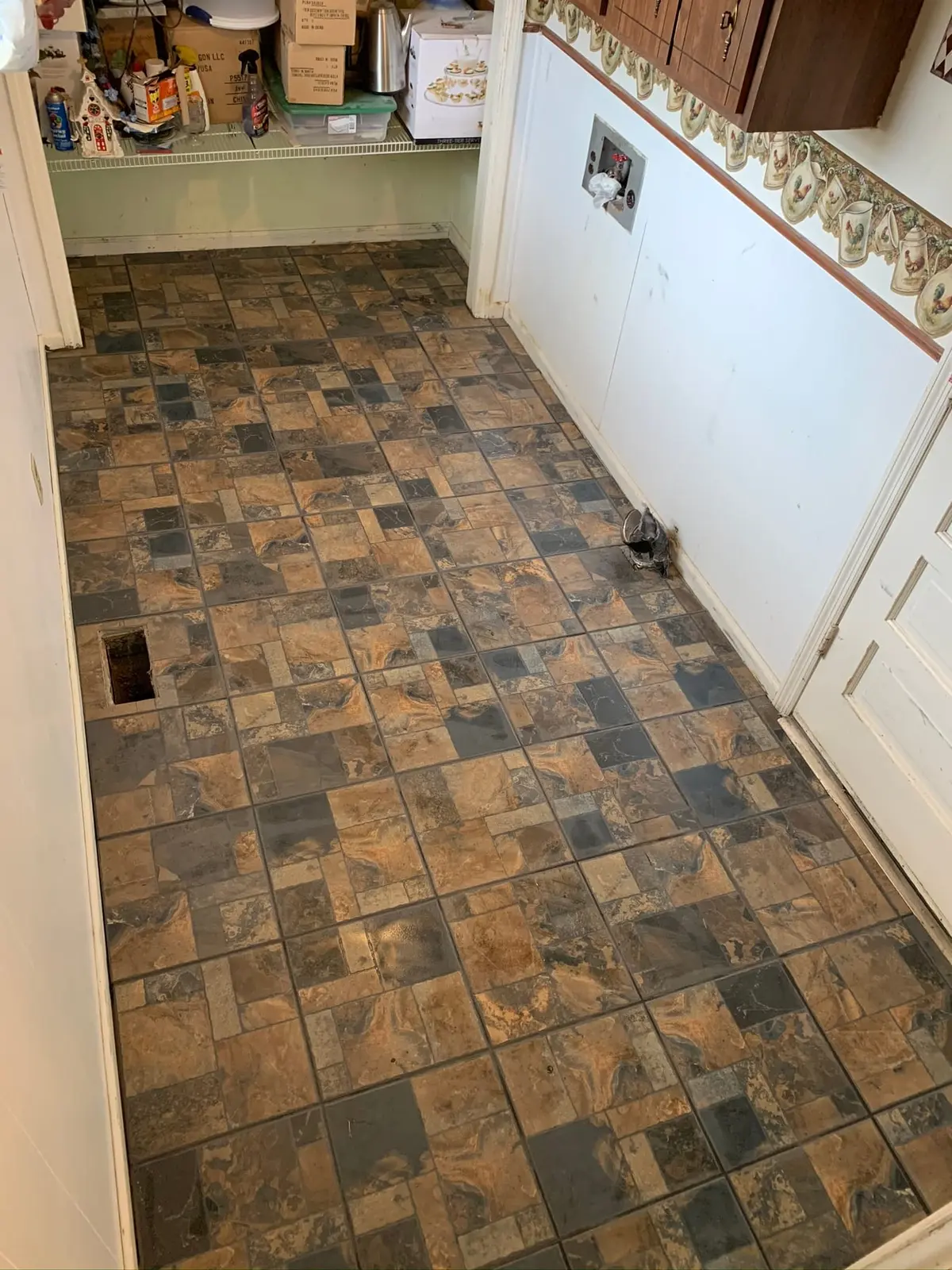 Kitchen, Laundry and Bath Slate-Look Tile — finished photo 7