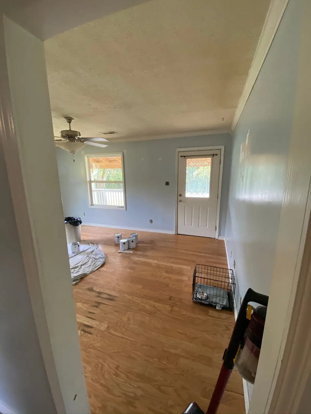 Interior Repaint with Wood Floors — Progress photo 1