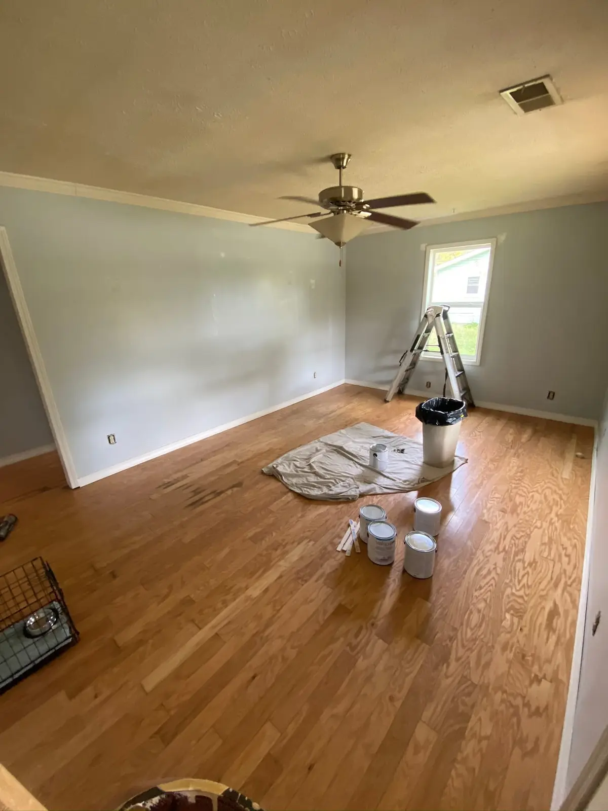 Interior Repaint with Wood Floors — Progress photo 2