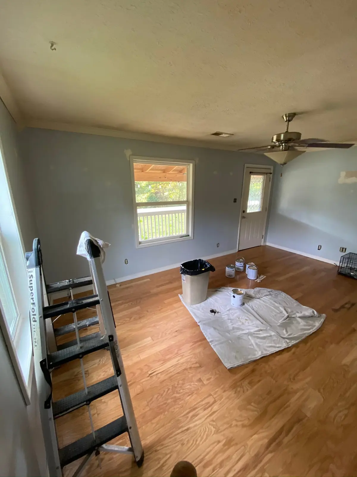Interior Repaint with Wood Floors — Progress photo 3