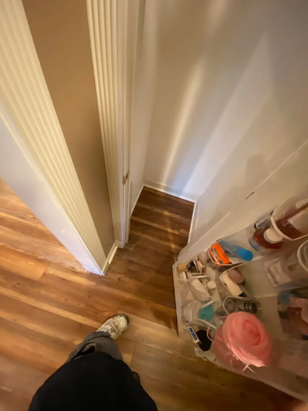 Living Room Carpet to Wood-Look Plank — finished photo 3