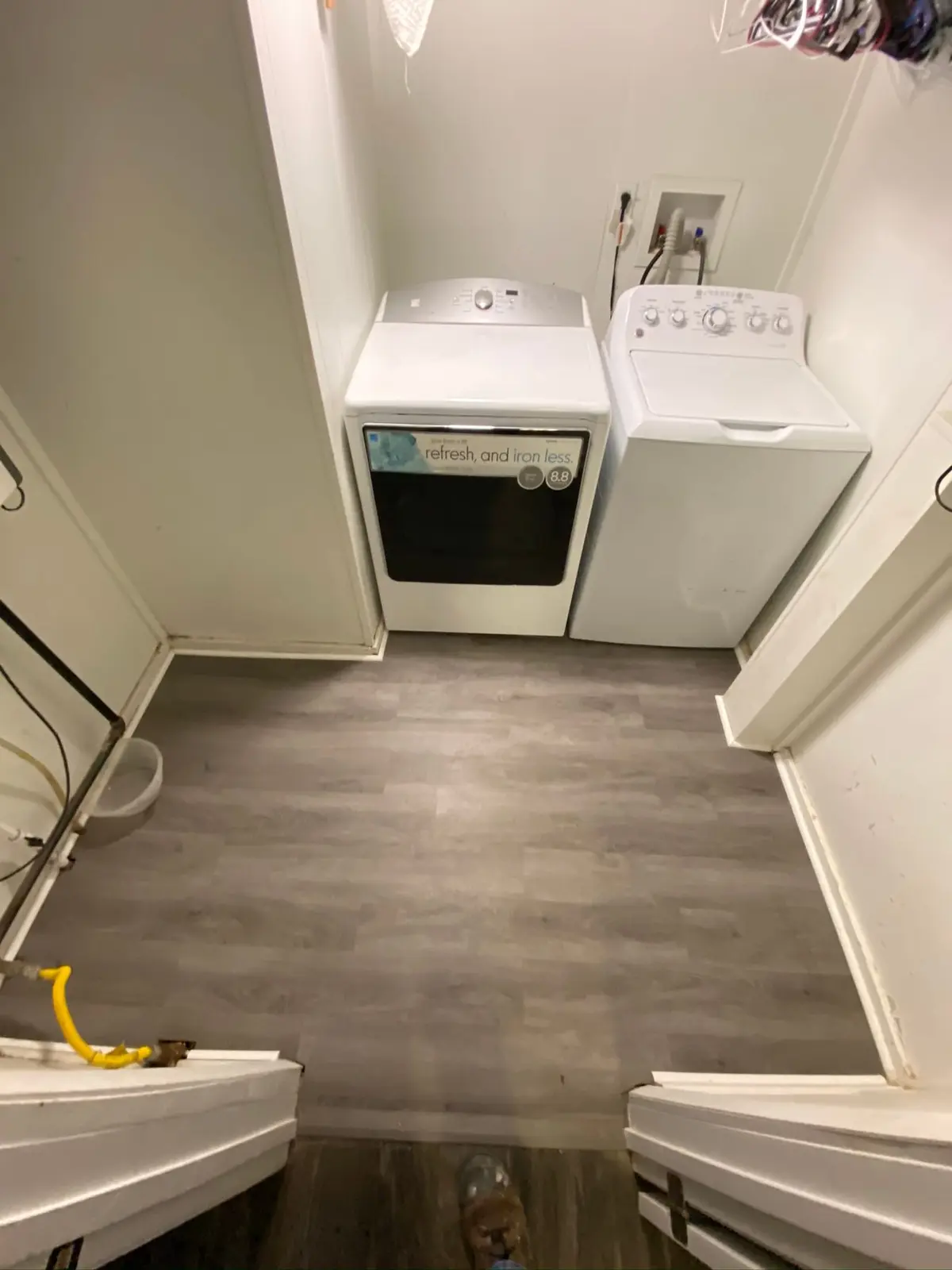 Bathroom Tile and Laundry Plank Floors — finished photo 3