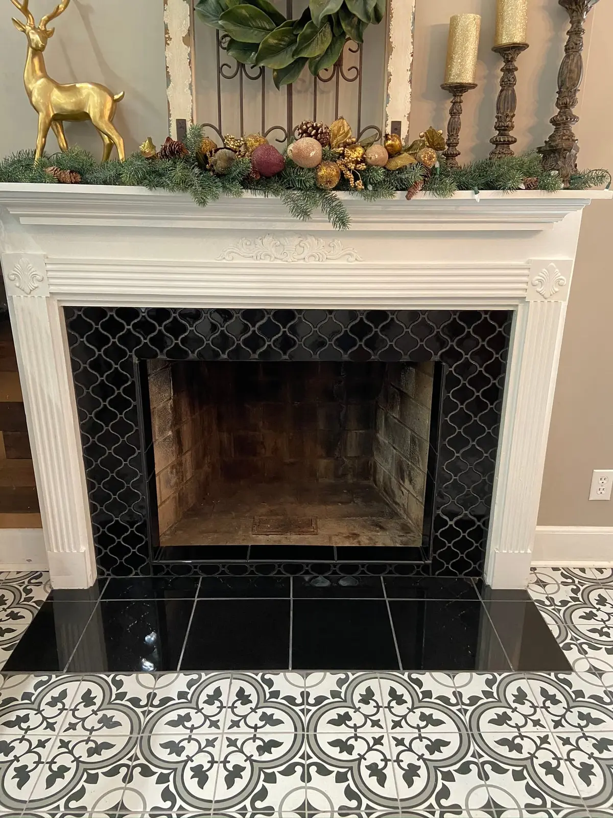 Fireplace Surround and Hearth — finished photo 2