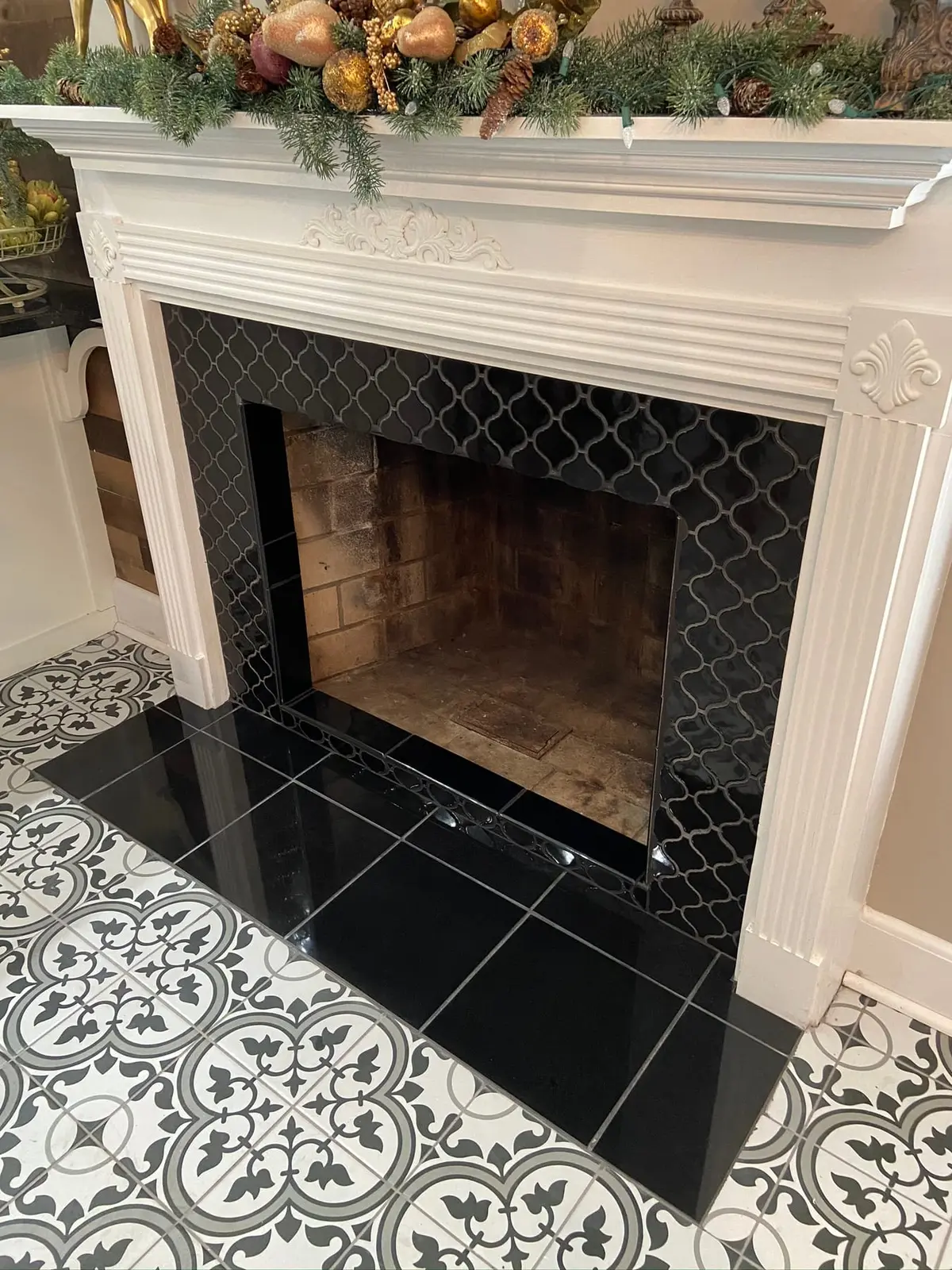 Fireplace Surround and Hearth — finished photo 3
