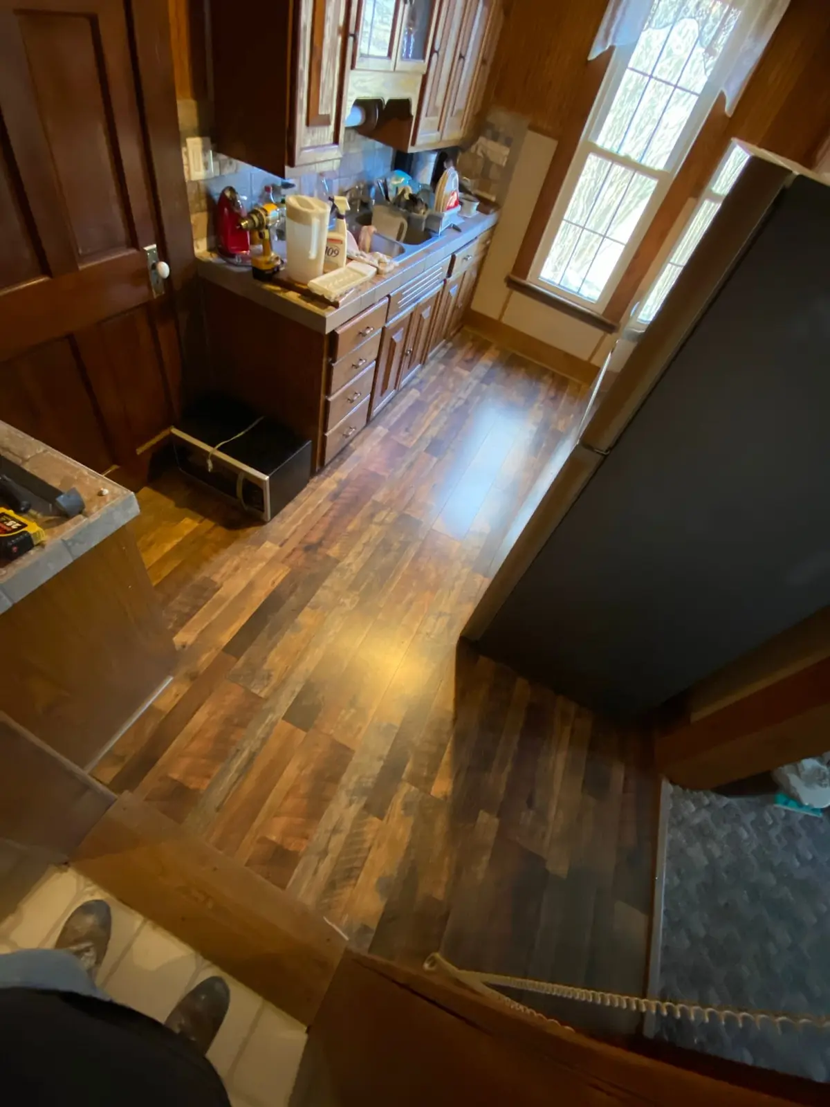 Kitchen Multi-Tone Plank — finished photo 2