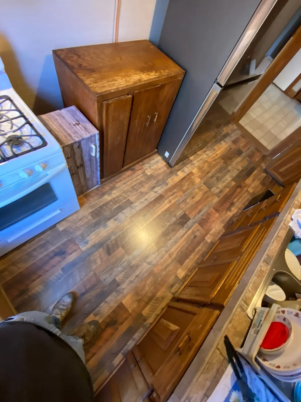 Kitchen Multi-Tone Plank — finished photo 3