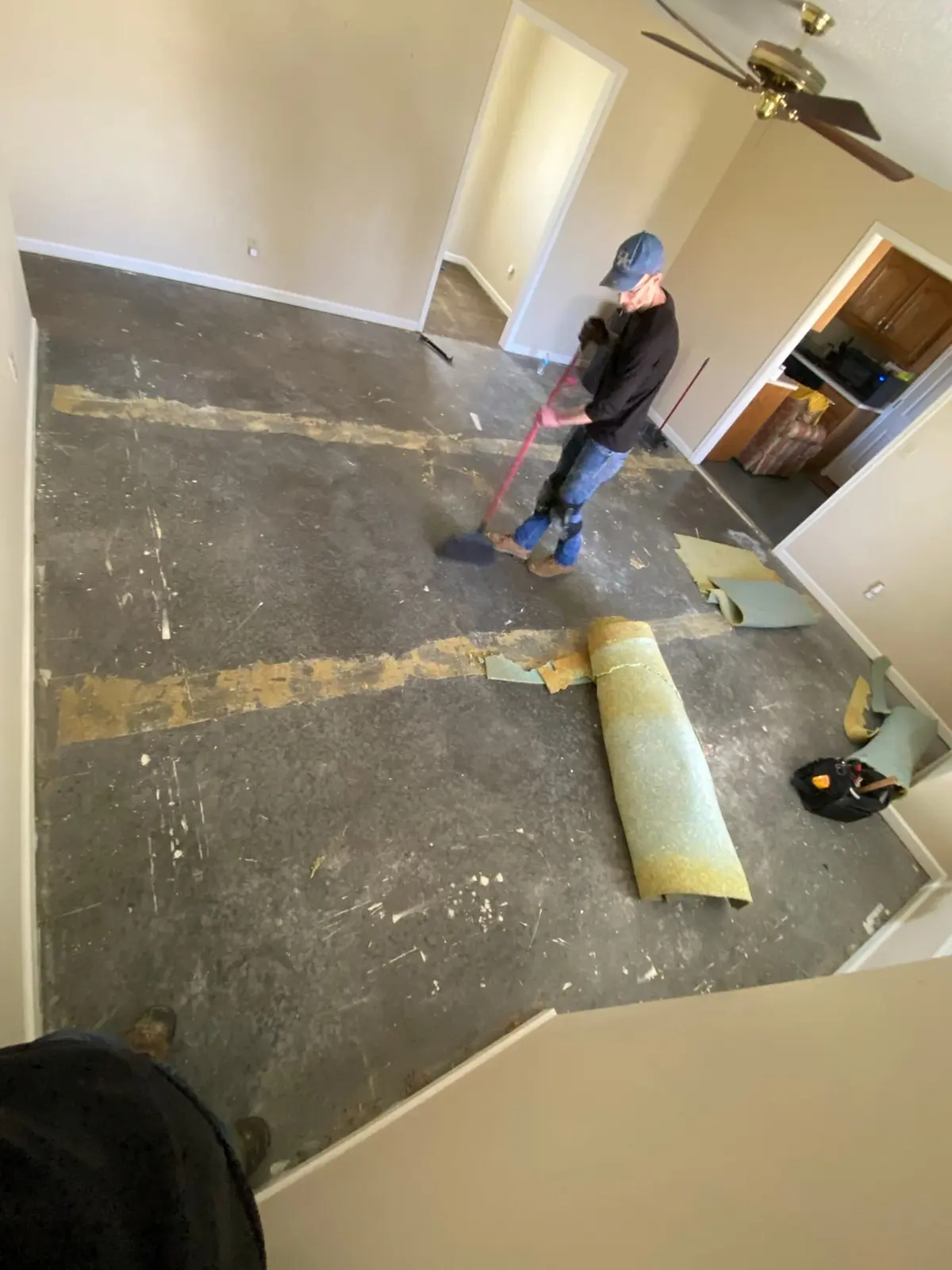 Carpet Removal and New Plank, Bedrooms and Hall — Demo photo 2