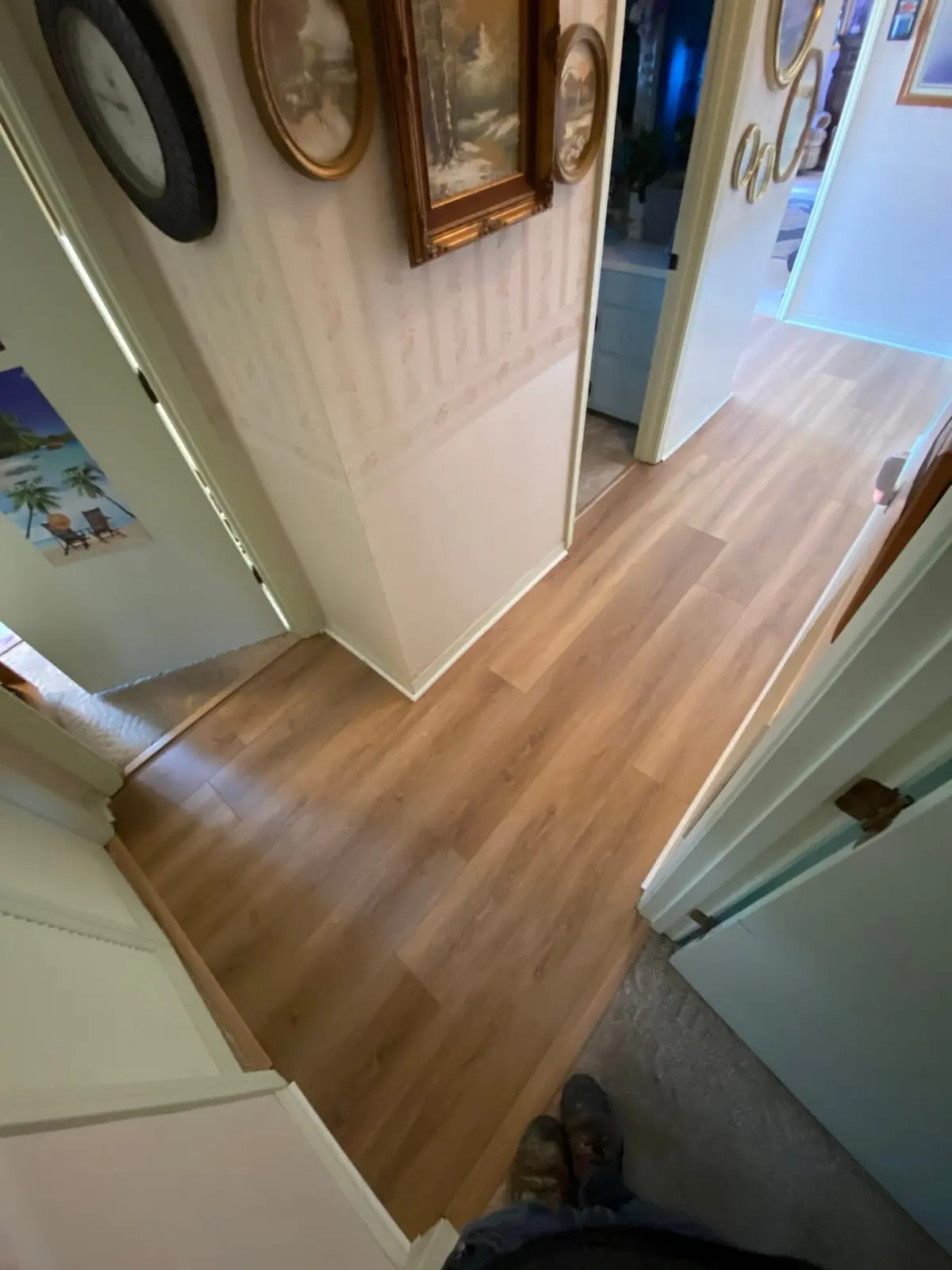 Hallway Plank Floor — finished photo 4