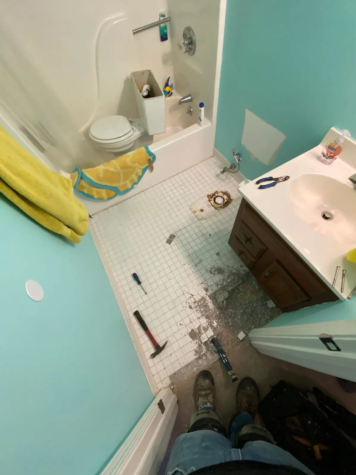 Bathroom Floor Tile — Demo photo 1