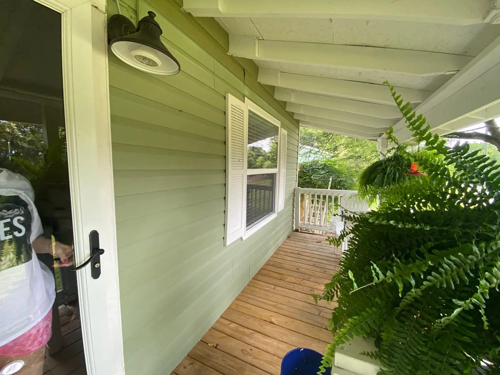 Porch, Siding Trim and Concrete Steps — finished photo 3