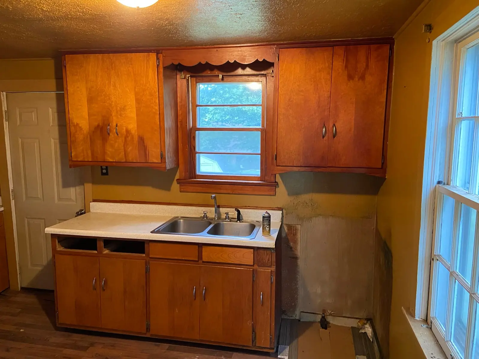 Gutted Ranch House Rebuilt Inside and Out — Before photo 3
