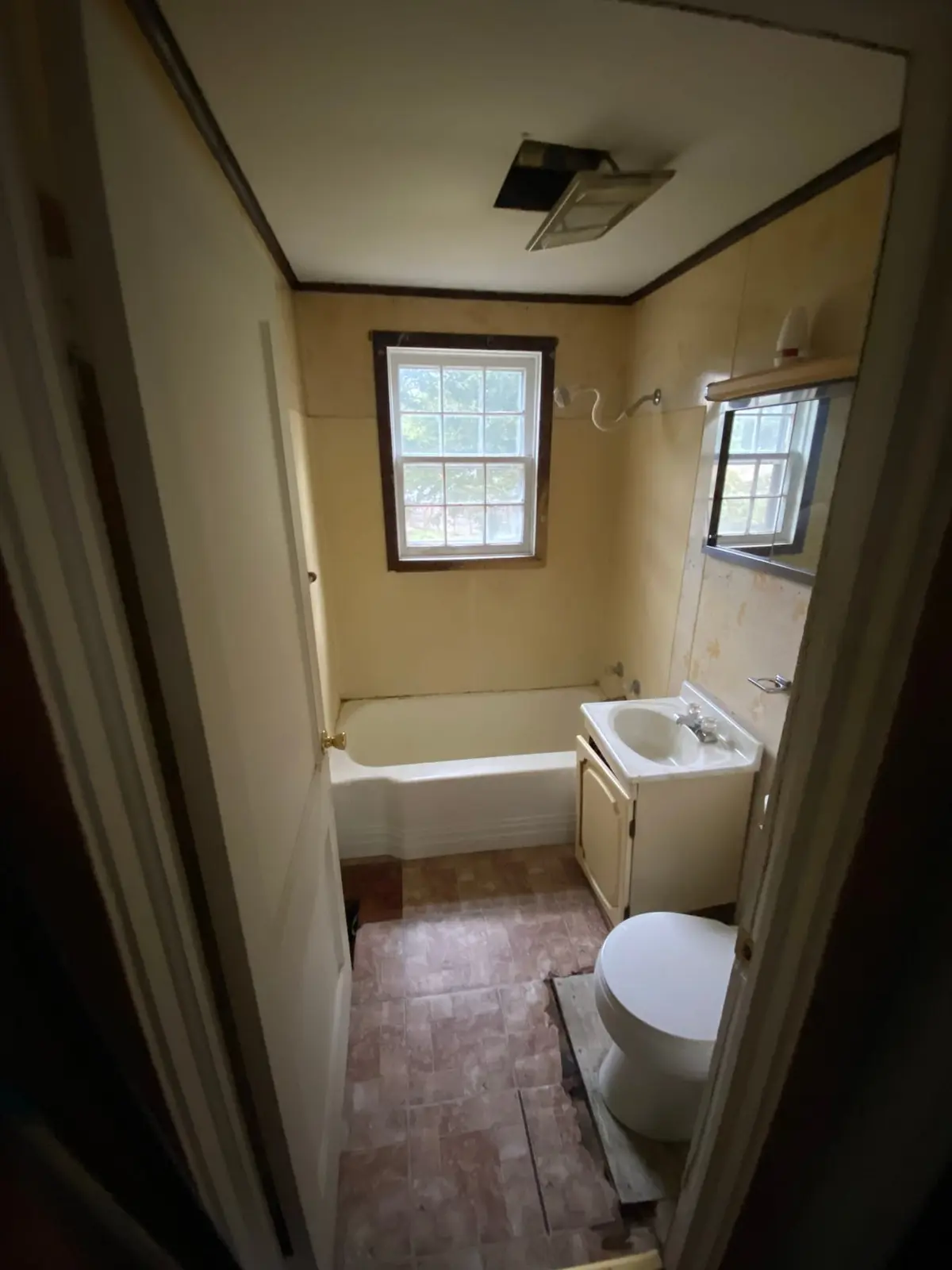 Gutted Ranch House Rebuilt Inside and Out — Before photo 7
