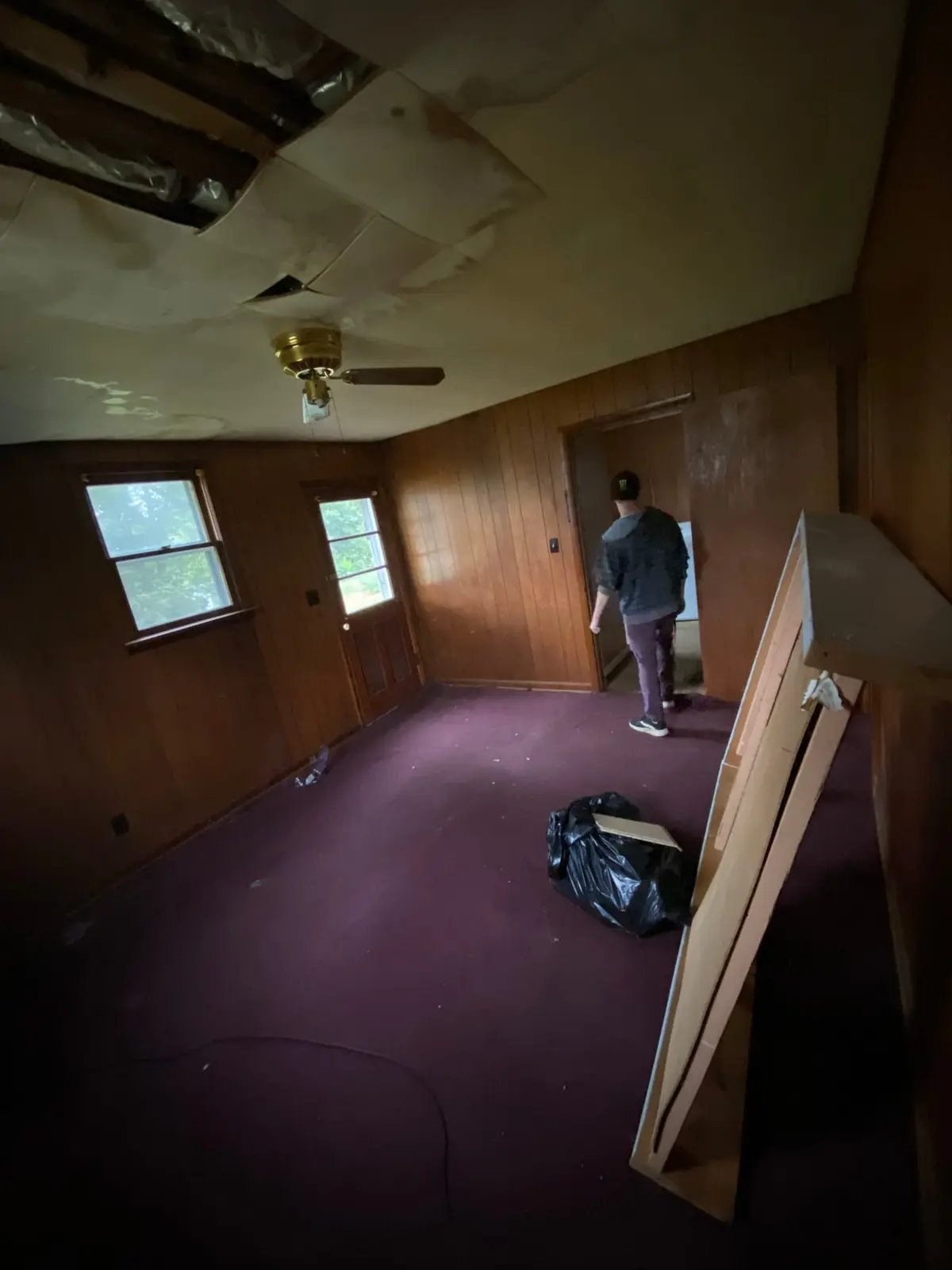Gutted Ranch House Rebuilt Inside and Out — Before photo 11