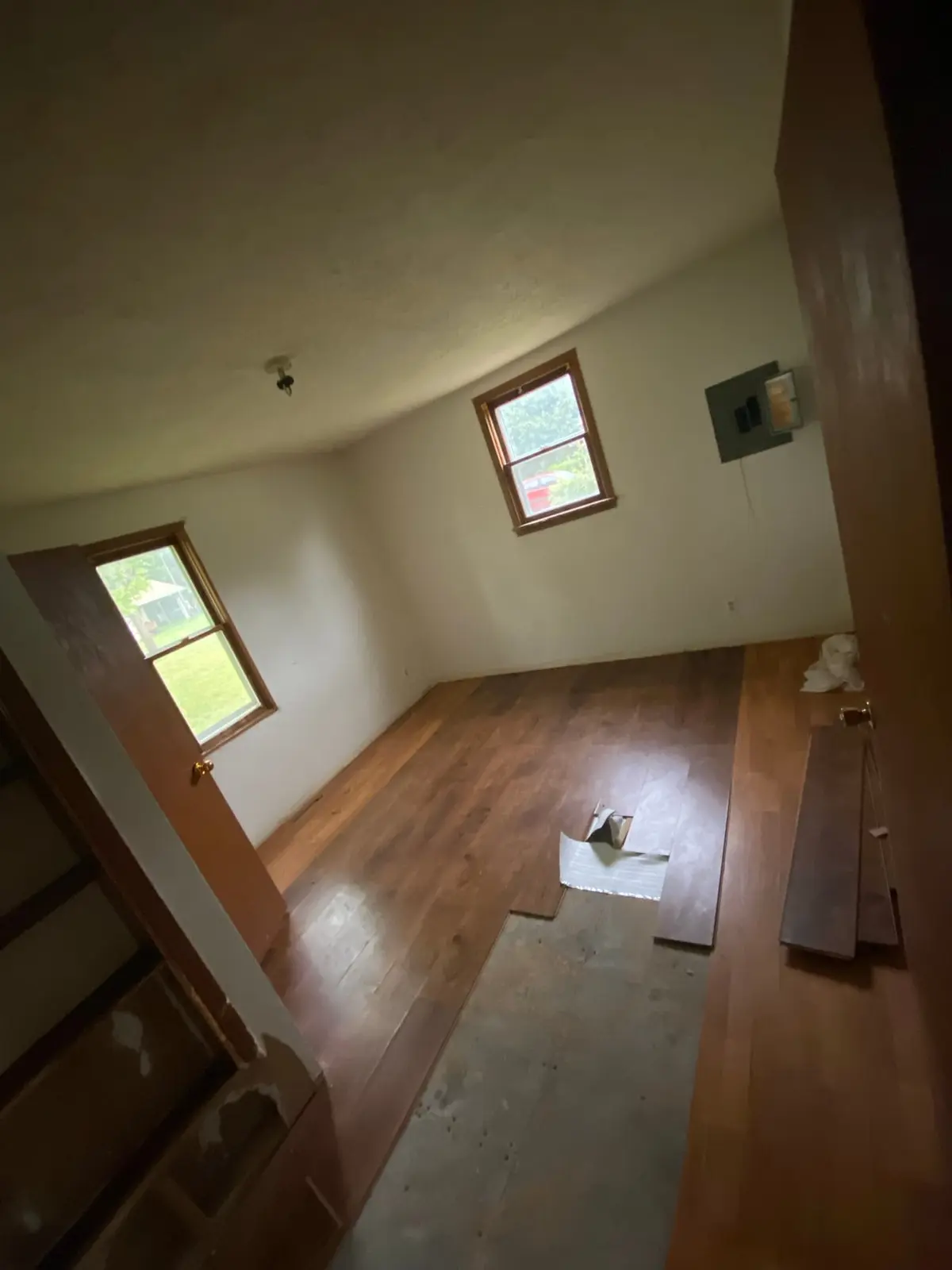 Gutted Ranch House Rebuilt Inside and Out — Before photo 12
