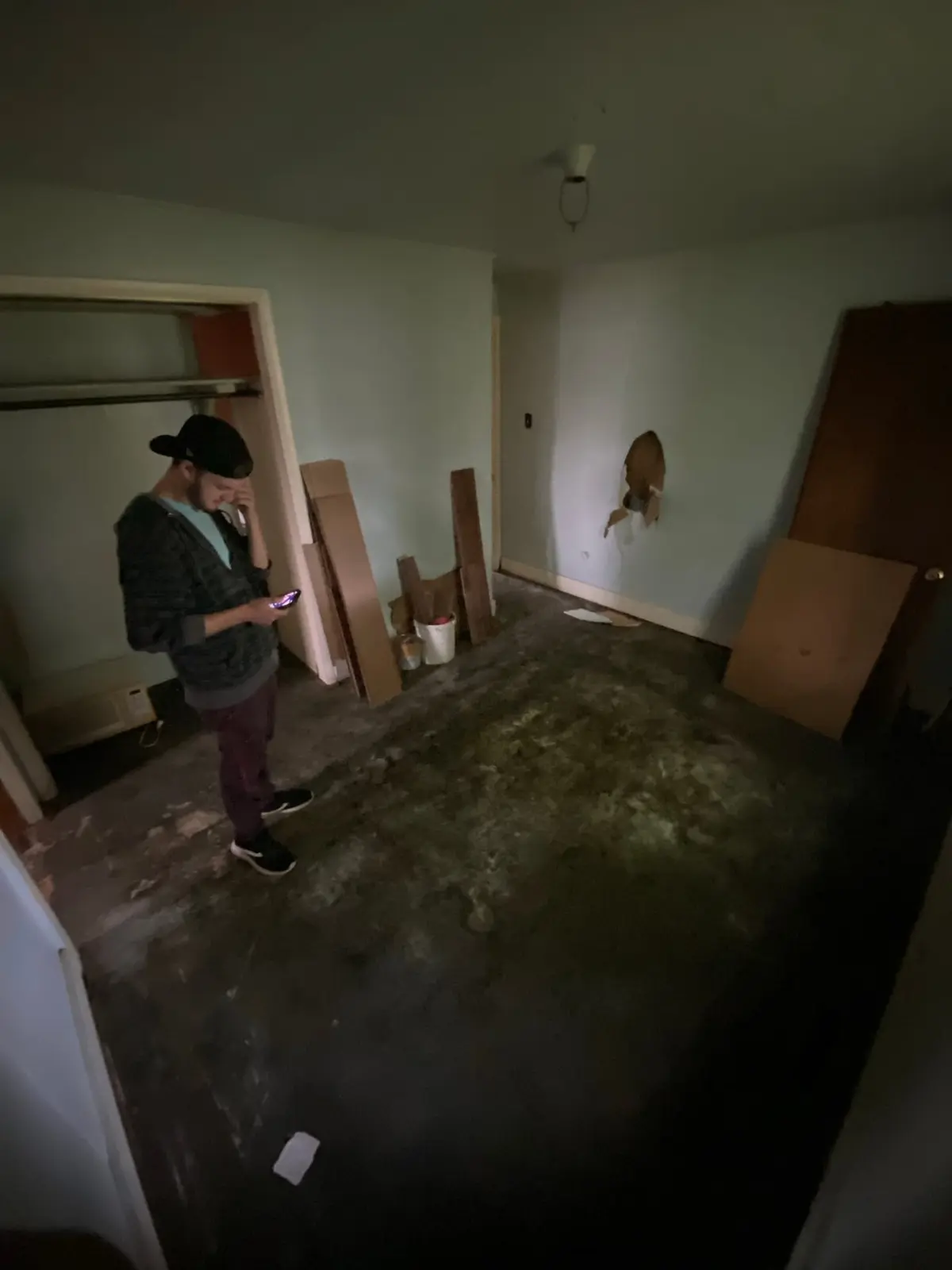 Gutted Ranch House Rebuilt Inside and Out — Before photo 14