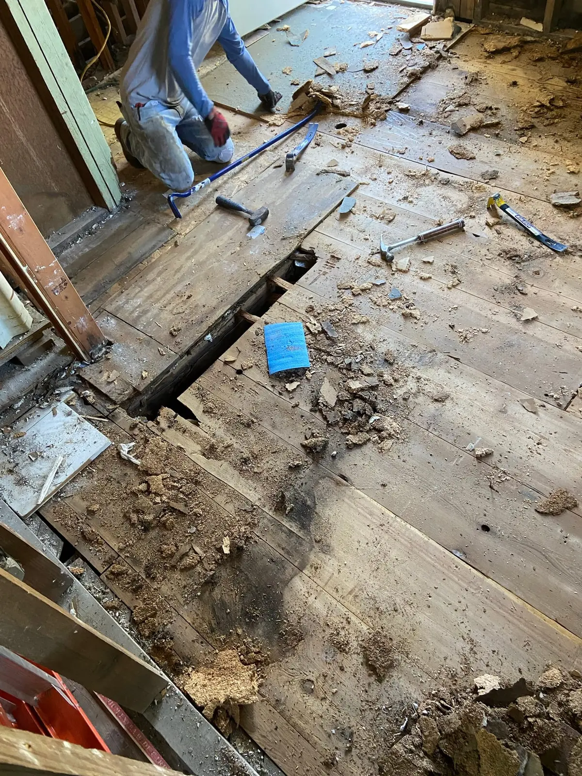 Gutted Ranch House Rebuilt Inside and Out — Demo photo 45