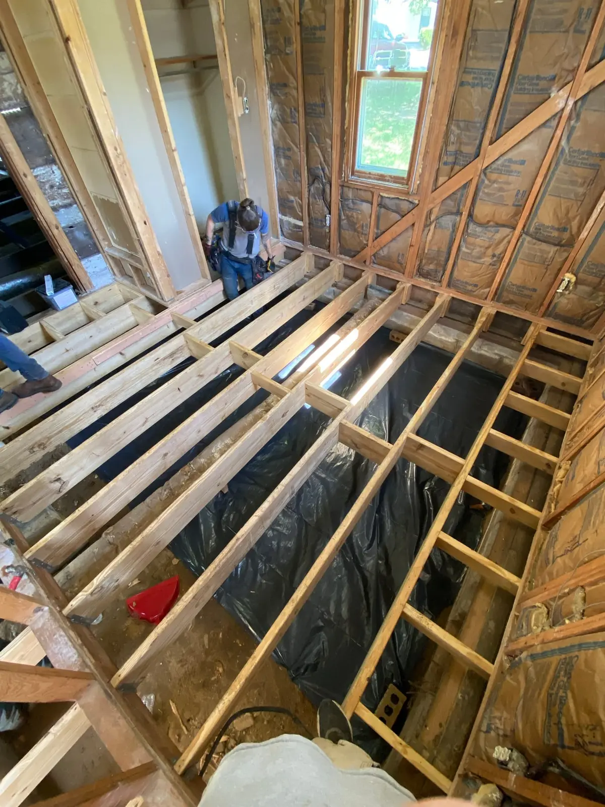 Gutted Ranch House Rebuilt Inside and Out — Progress photo 2