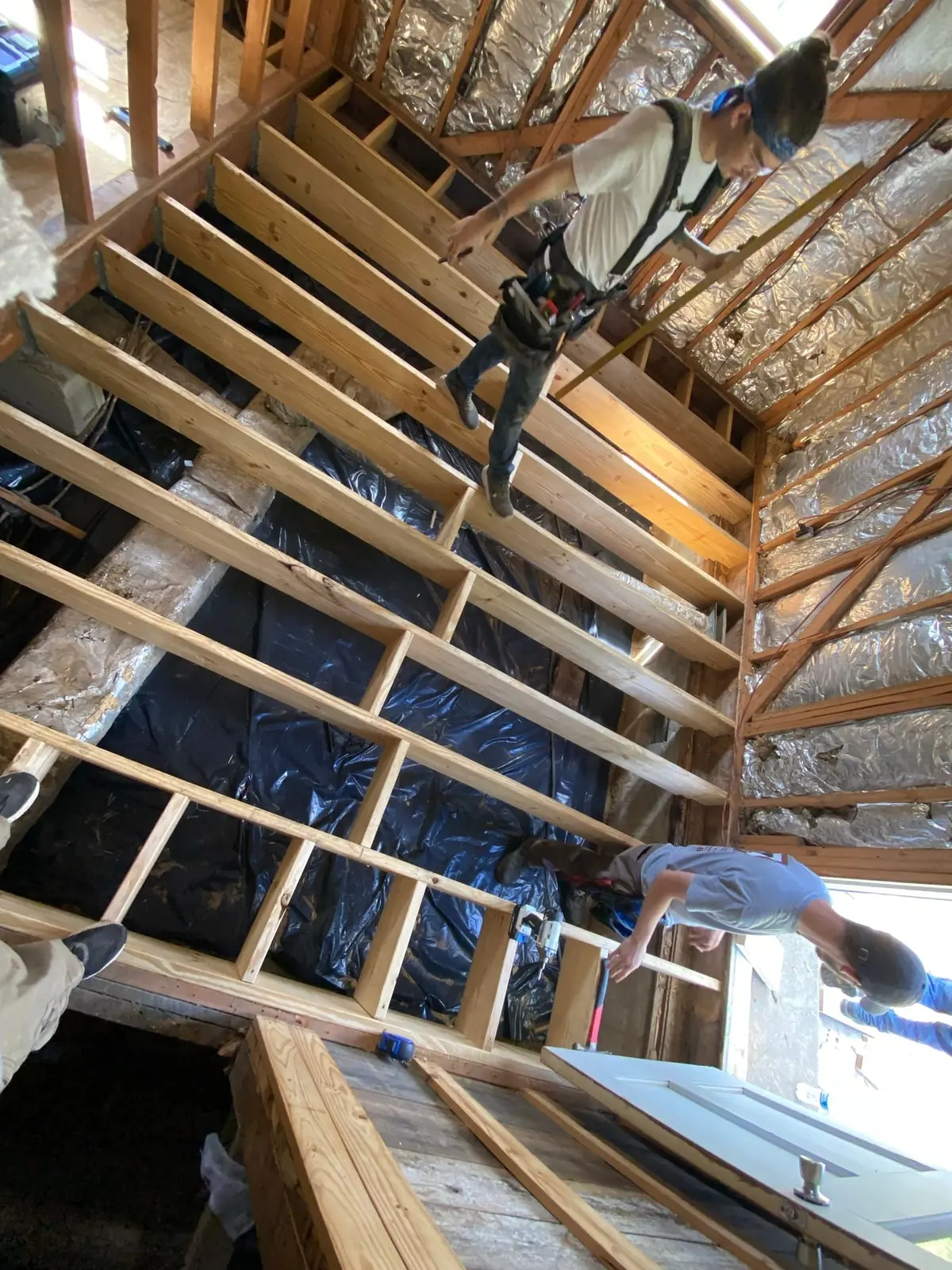 Gutted Ranch House Rebuilt Inside and Out — Progress photo 4
