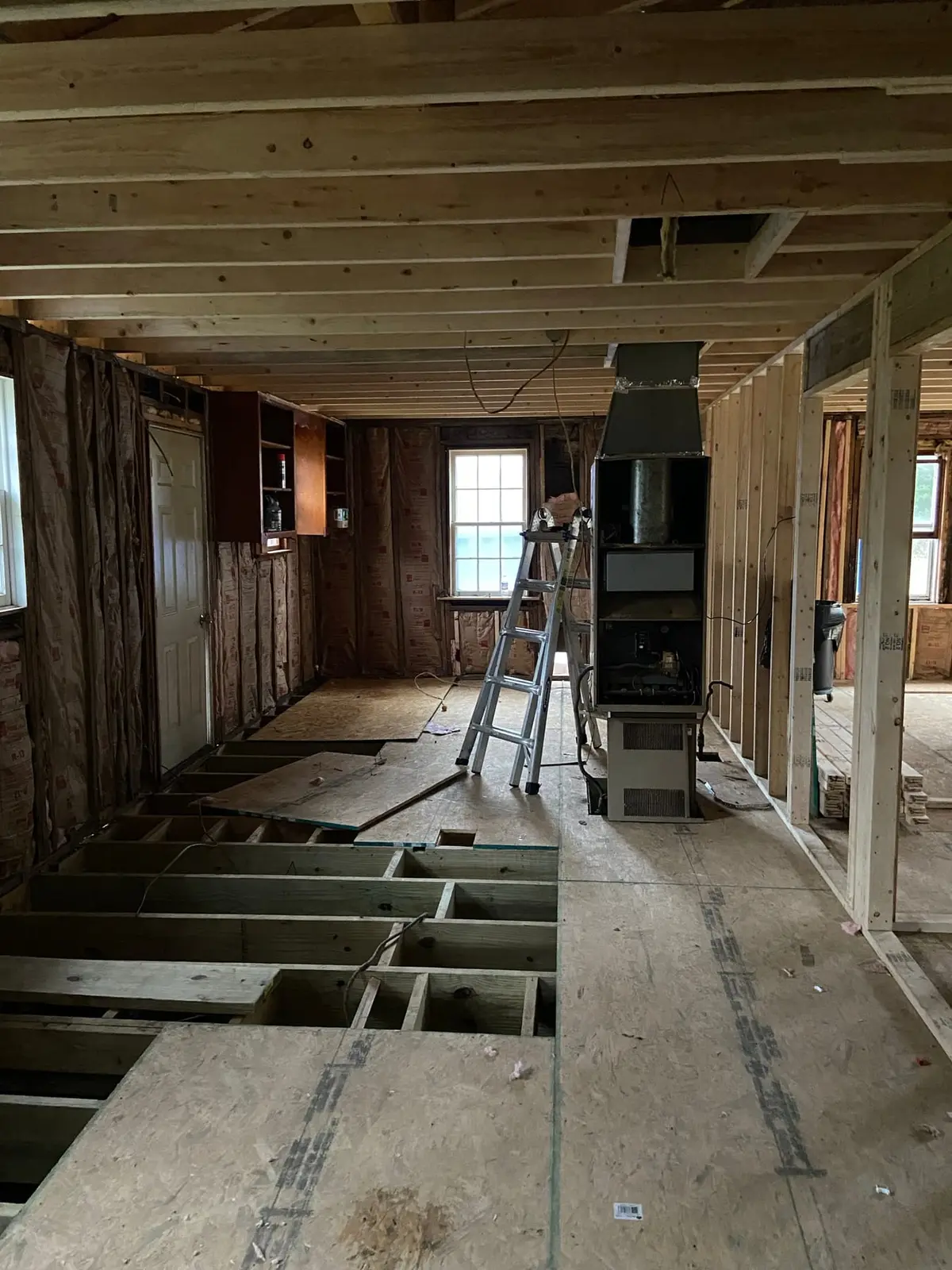 Gutted Ranch House Rebuilt Inside and Out — Progress photo 20