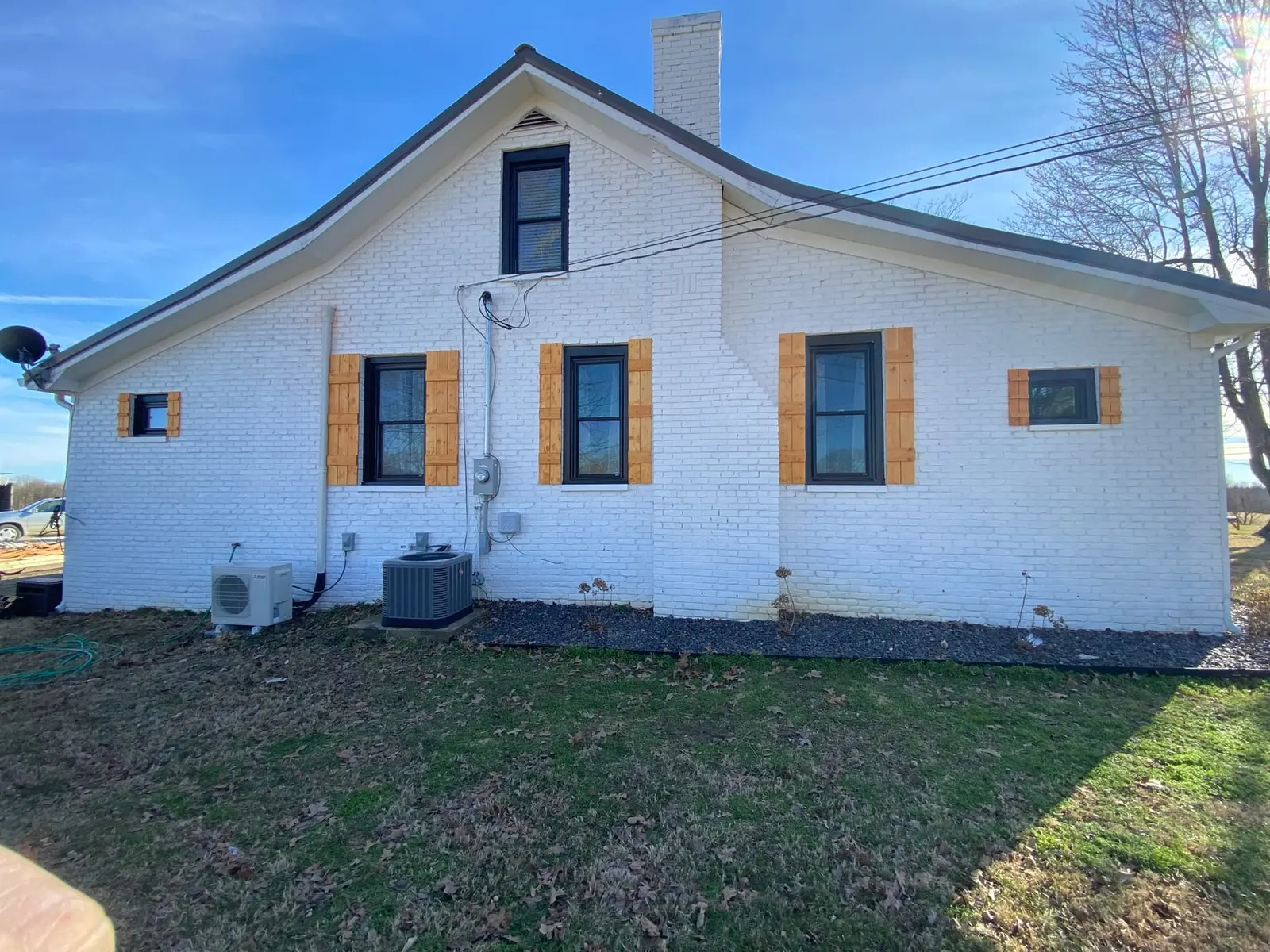 New Wood Deck on Painted Brick House — finished photo 6