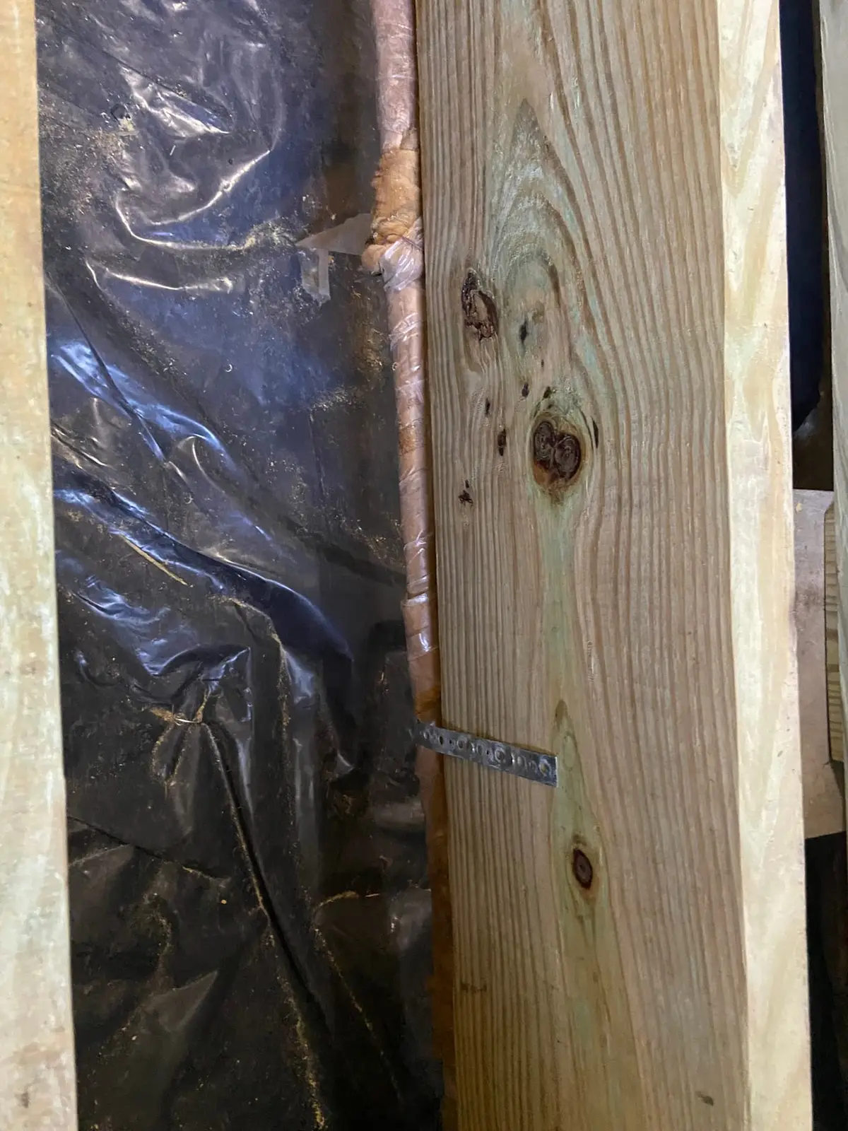 Floor Joist and Subfloor Rebuild, Brick-Wall Room — Progress photo 1