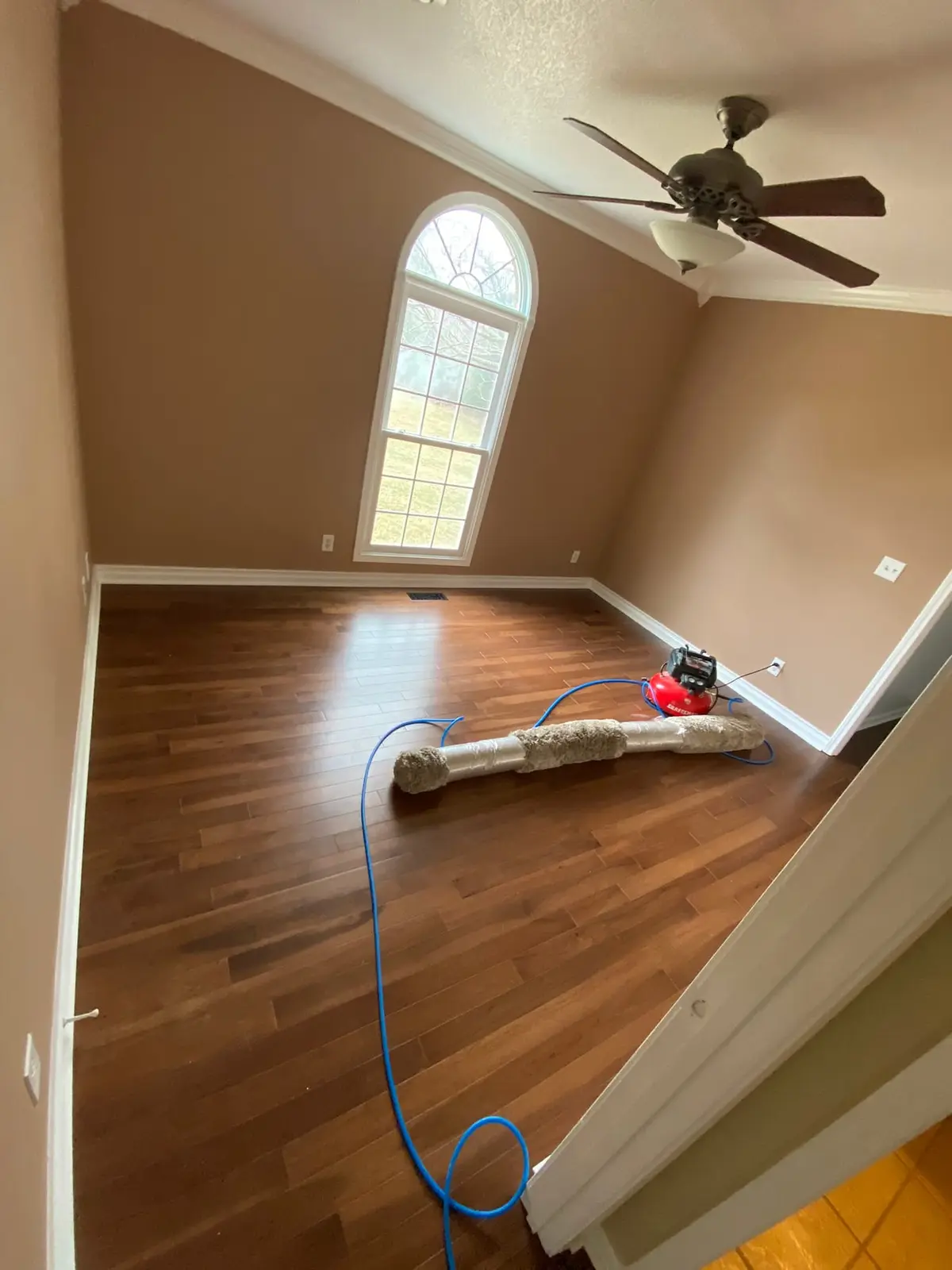 New Floors, Paint and Stacked-Stone Fireplace — Progress photo 7
