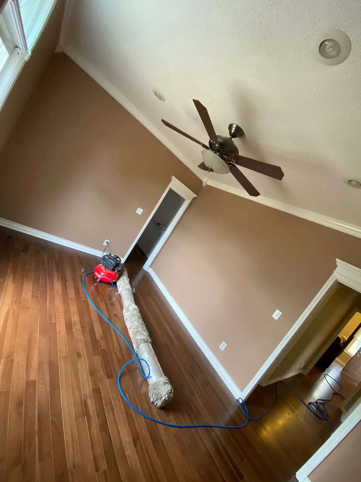 New Floors, Paint and Stacked-Stone Fireplace — Progress photo 8
