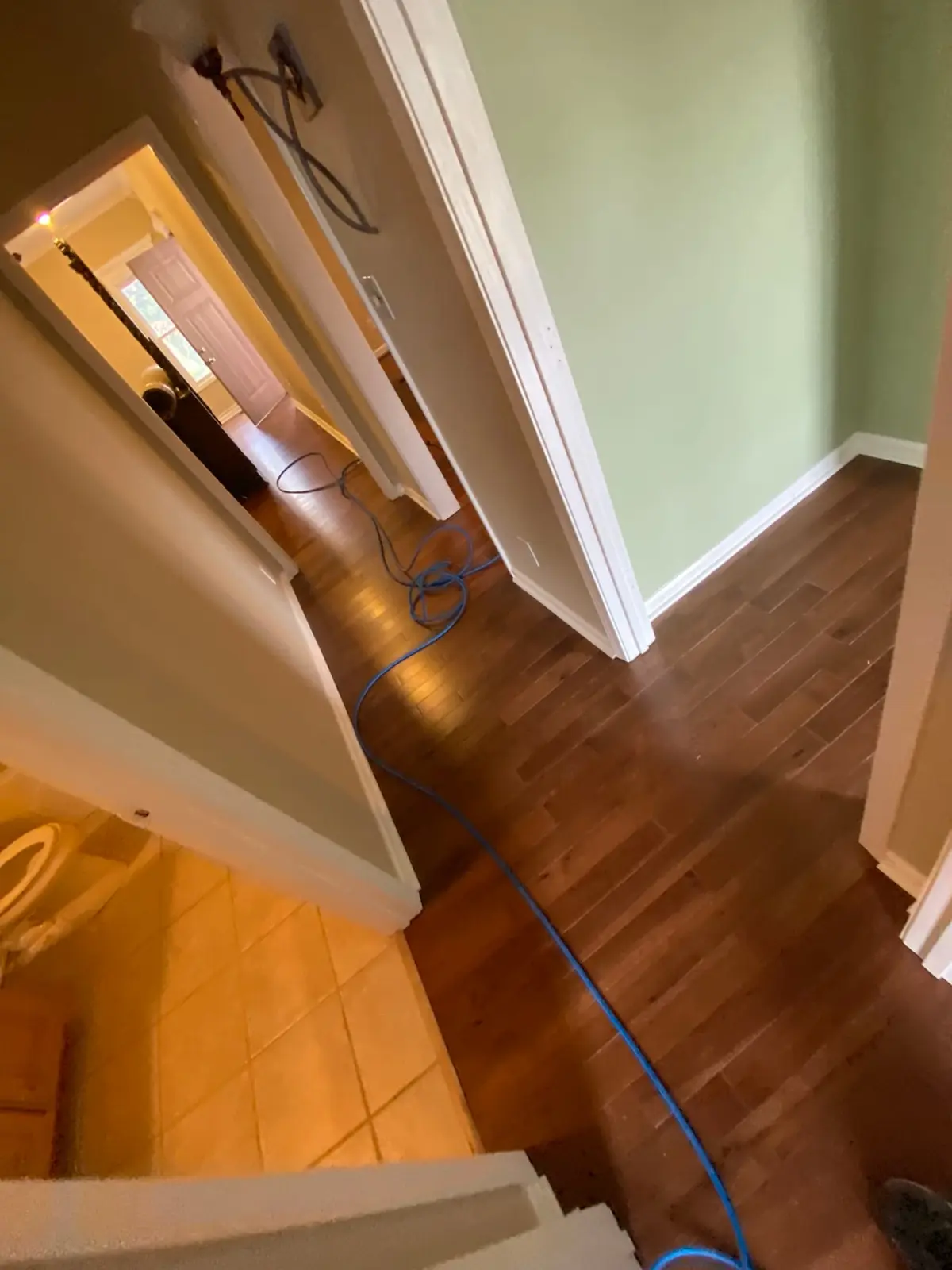 New Floors, Paint and Stacked-Stone Fireplace — Progress photo 9