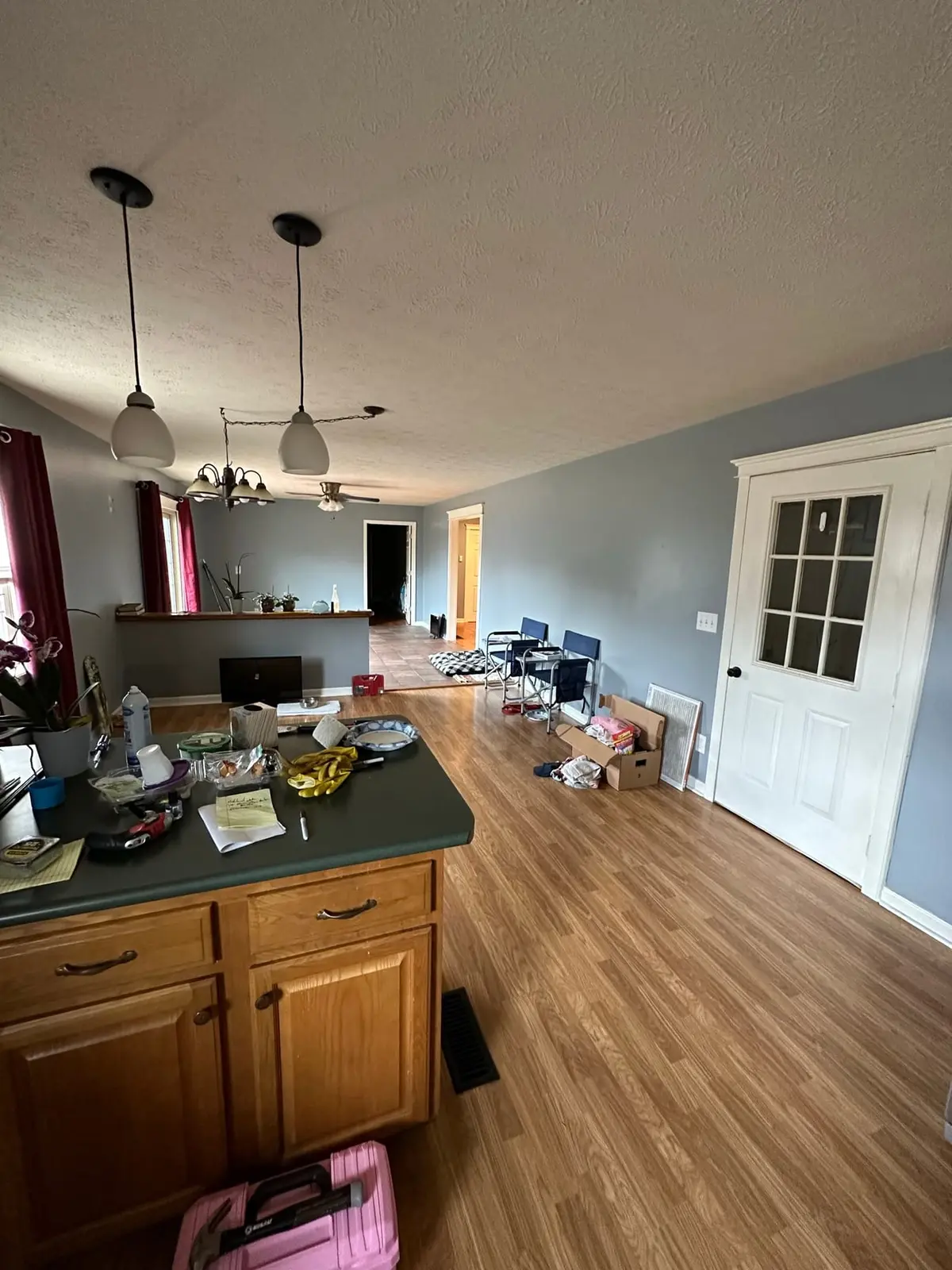 Navy Blue Interior Repaint — Before photo 7