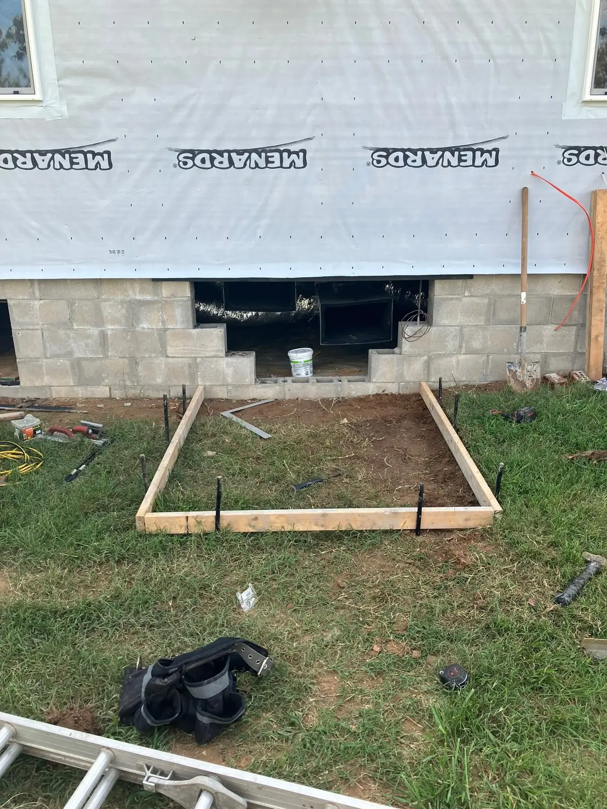 Storm-Damaged Brick Ranch Rebuilt with New Addition — Progress photo 4