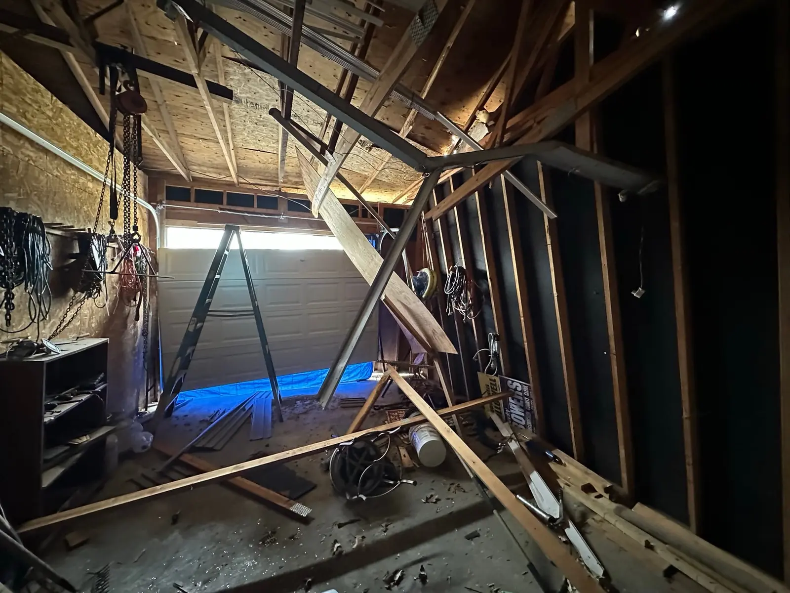 Storm-Damaged Brick Ranch Rebuilt with New Addition — Before photo 10