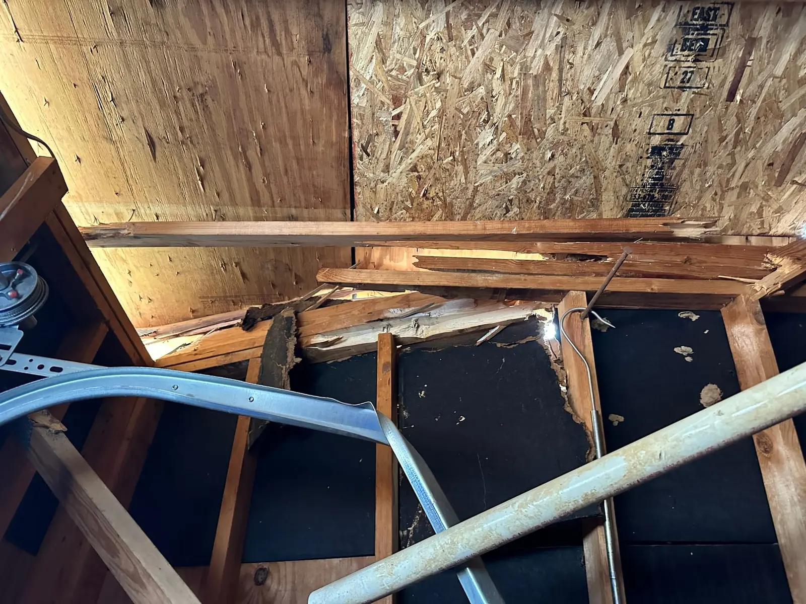 Storm-Damaged Brick Ranch Rebuilt with New Addition — Before photo 11